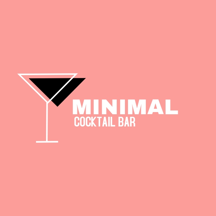 Cocktail Bar Logo Design Template Modelo PosterMyWall cocktail-bar-logo-design-template-modelo-postermywall