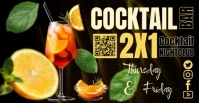 Cocktail Bar Night Facebook-Anzeige template