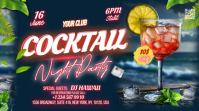 Cocktail Night Party Digital Display Video template