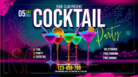 Cocktail Party Digital Display (16:9) template