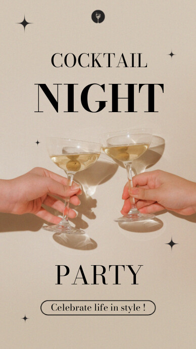 Cocktail Party Template | PosterMyWall