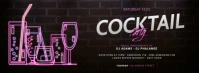 Cocktail Party Facebook cover template