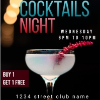 cocktail post Template | PosterMyWall
