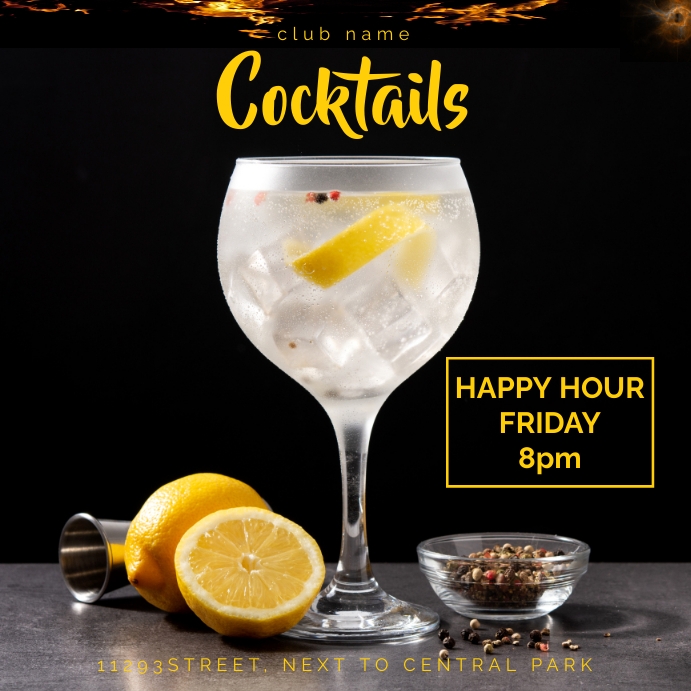 Copy of Cocktail poster | PosterMyWall