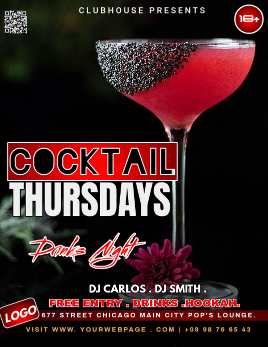 cocktail posters Template | PosterMyWall