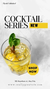 Cocktail Series Instagram Story template