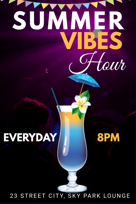 Cocktails Menu, Bar Flyer Templates Tumblr Graphic