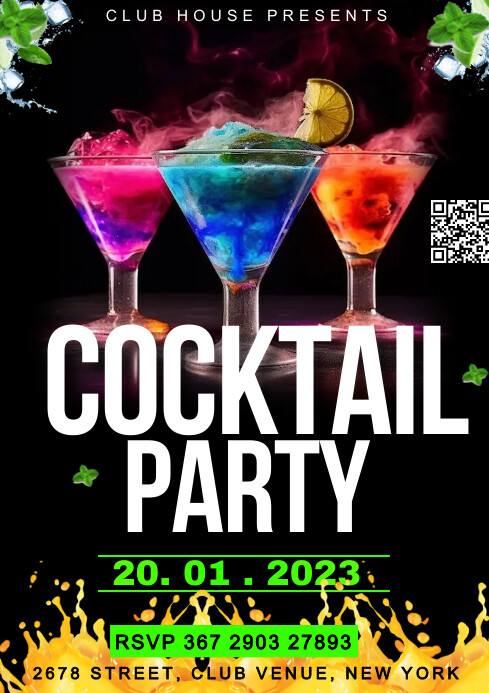 Copy of cocktails party | PosterMyWall