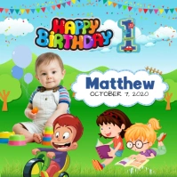 Birthday Instagram Square (1:1) template