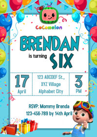 Featured image of post The Best 29 Layout Editable Blank Cocomelon Invitation Template Free