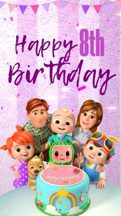 Modele Brochure De Voeux D Anniversaire En Ligne Cocomelon 5 Postermywall Modele Brochure De Voeux D Anniversaire En Ligne Cocomelon 5 Postermywall