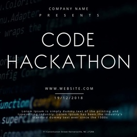 Coding Event Motion Poster Template | PosterMyWall