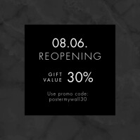 Code Marble Reopening Instagram Promo Banner template