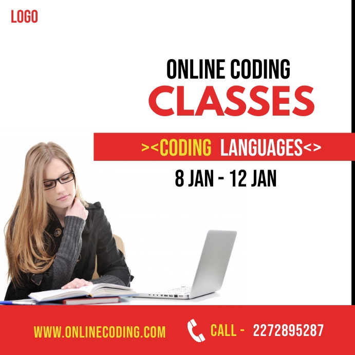 Coding Classes FLyer design template | PosterMyWall