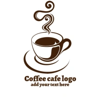 Coffe cafe logo template