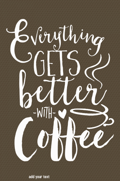 Kaffee Werbung Poster Kleine Geschaft Coffee Shop Verkaufsbroschure Vorlage Postermywall