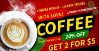 COFFEE BANNER ภาพที่แชร์บน Facebook template