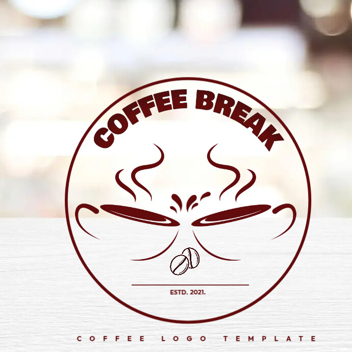 Coffee Break Logo Template | PosterMyWall