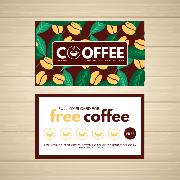 Coffee Coupon Template PosterMyWall