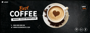Coffee Cover Ads template