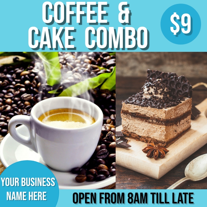 coffee deal Template PosterMyWall