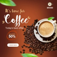 coffee Instagram Post template