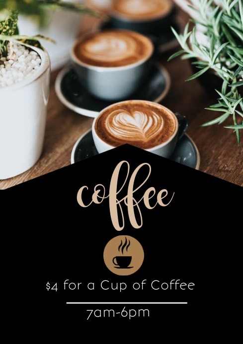 Coffee Template PosterMyWall