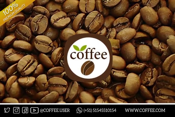 COFFEE โปสเตอร์ template