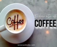 Coffee Medium Rectangle template
