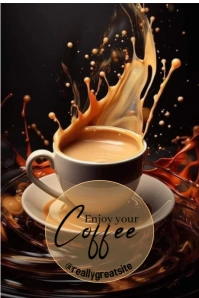 Coffee enjoy Графика Tumblr template