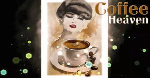 Coffee Heaven Old Style Facebook Shared Image template
