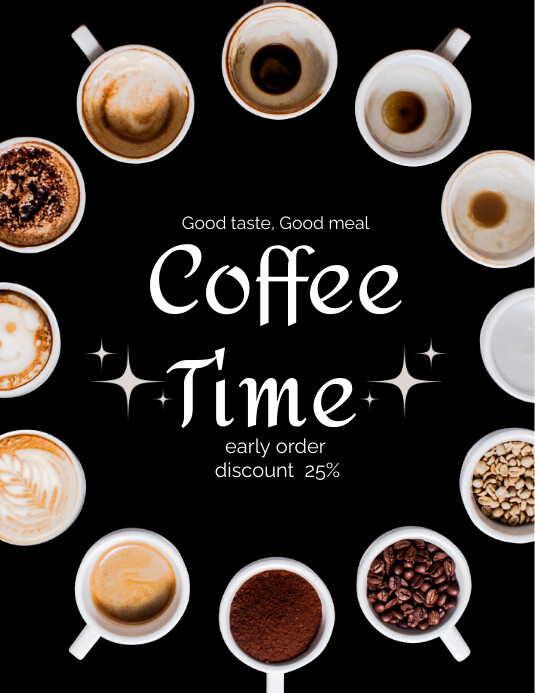 COFFEE LATTEE FLYERS MENU TEMPLATES