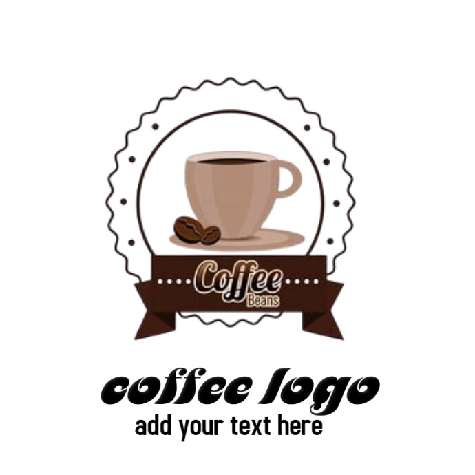 coffee logo Logótipo template