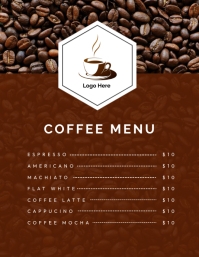 Coffee Shop Menu Template | PosterMyWall