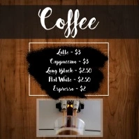 Coffee Menu Video Template Isikwele (1:1)