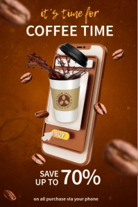 Coffee Poster template