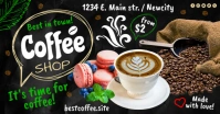 Coffee Shop Banner ภาพที่แชร์บน Facebook template
