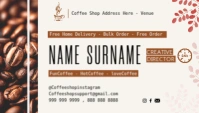 Coffee Shop Business Card Template
