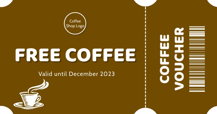 Coffee Shop Coupon Template | PosterMyWall