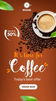 coffee shop Instagram Story template