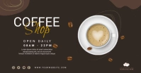 coffee shop ภาพที่แชร์บน Facebook template