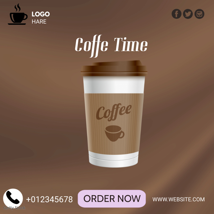 Coffee shop Template PosterMyWall