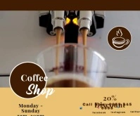 COFFEE SHOP Rettangolo grande template