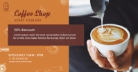 coffee shop auf Facebook geteiltes Bild template