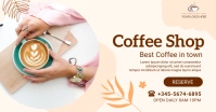 coffee shop ภาพที่แชร์บน Facebook template