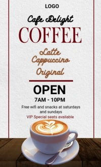 coffee shop flyer Umthetho we-US template