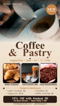 Yellow Coffee and Pastry Promotion Indaba yaku-Instagram Template