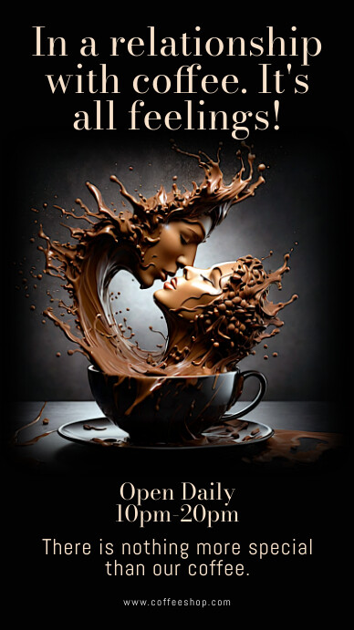 Coffee Shop Instagram Ad Offer template
