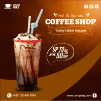 Coffee Shop Menu Instagram Post template