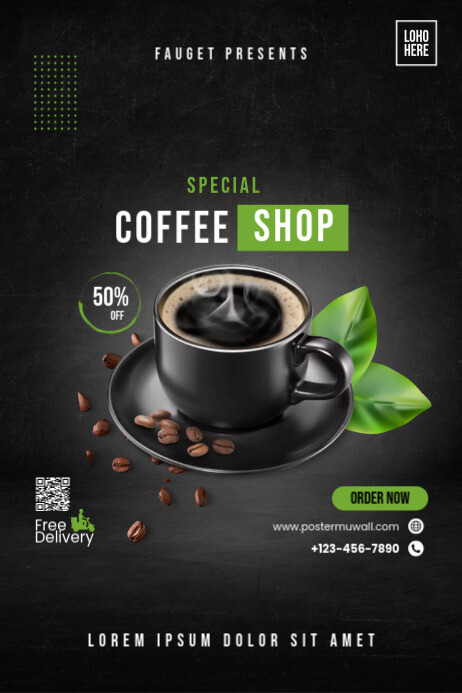 coffee shop promotion template | PosterMyWall